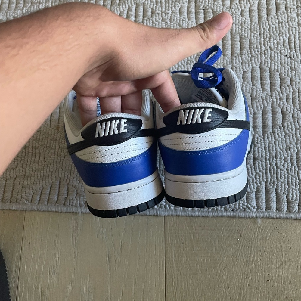 Nike dunks white and blue and black custom pair - Picture 5 of 5
